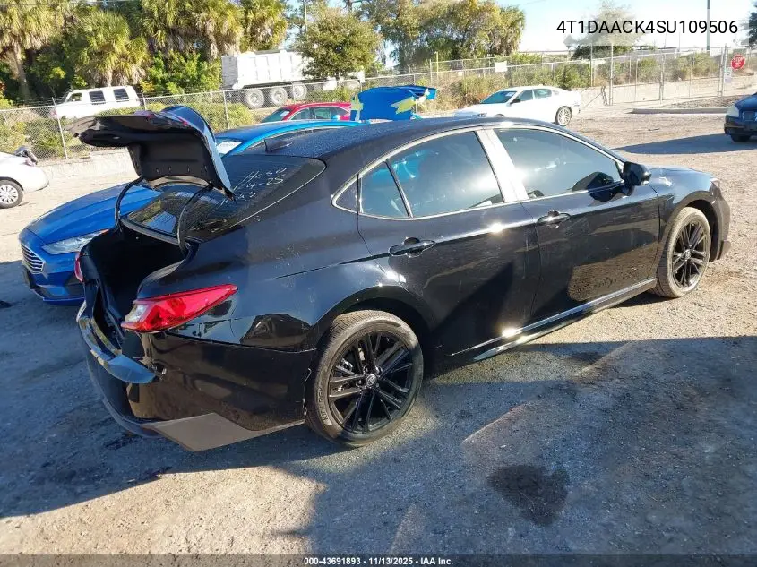 4T1DAACK4SU109506 2025 Toyota Camry Se