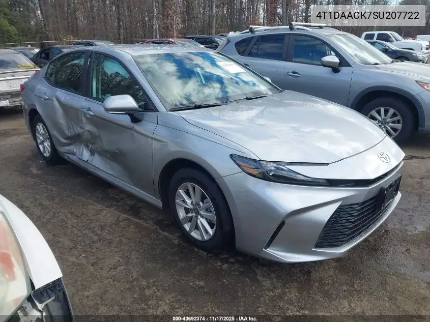 4T1DAACK7SU207722 2025 Toyota Camry Le