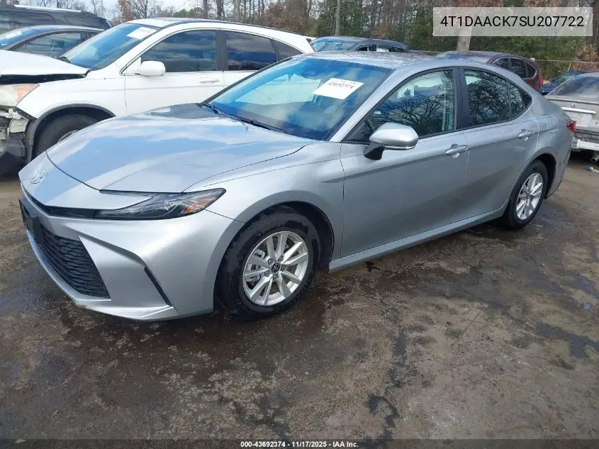 4T1DAACK7SU207722 2025 Toyota Camry Le