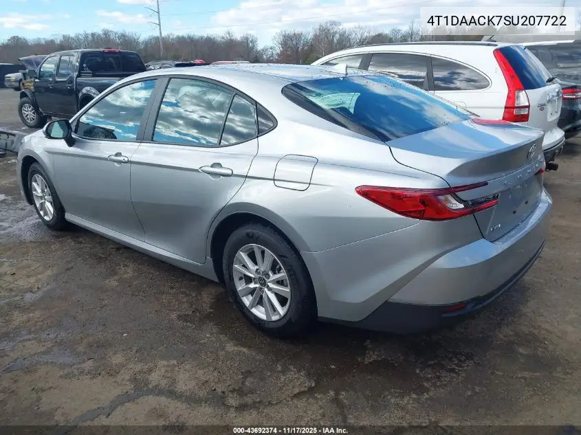 4T1DAACK7SU207722 2025 Toyota Camry Le