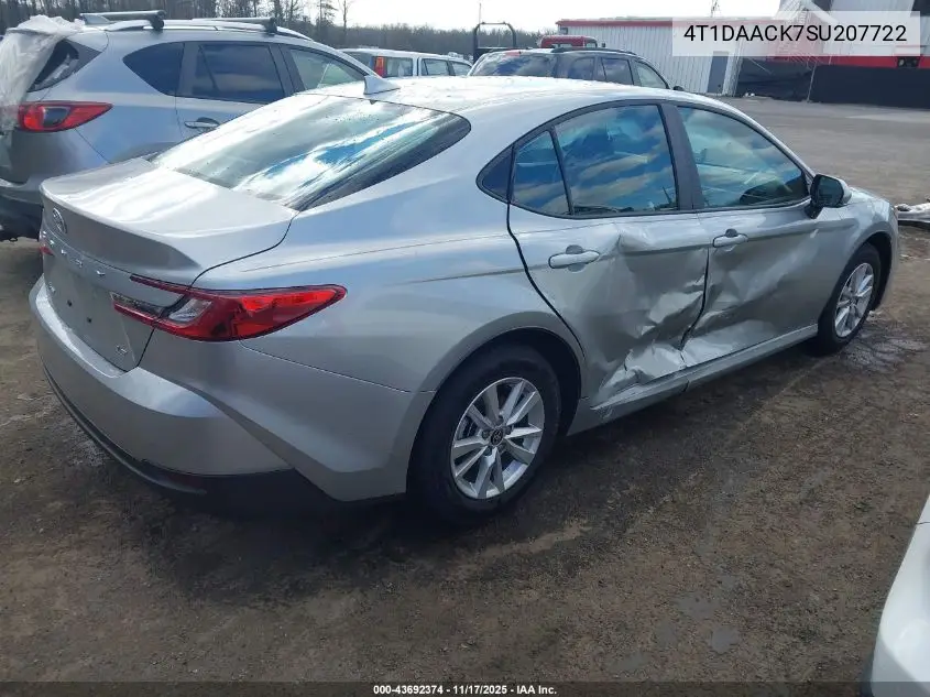 4T1DAACK7SU207722 2025 Toyota Camry Le