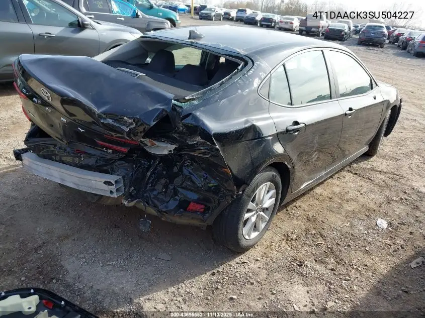 4T1DAACK3SU504227 2025 Toyota Camry Le