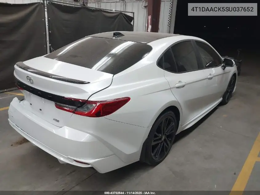 4T1DAACK5SU037652 2025 Toyota Camry Xse