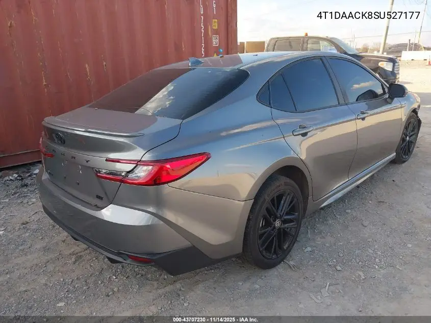 4T1DAACK8SU527177 2025 Toyota Camry Se