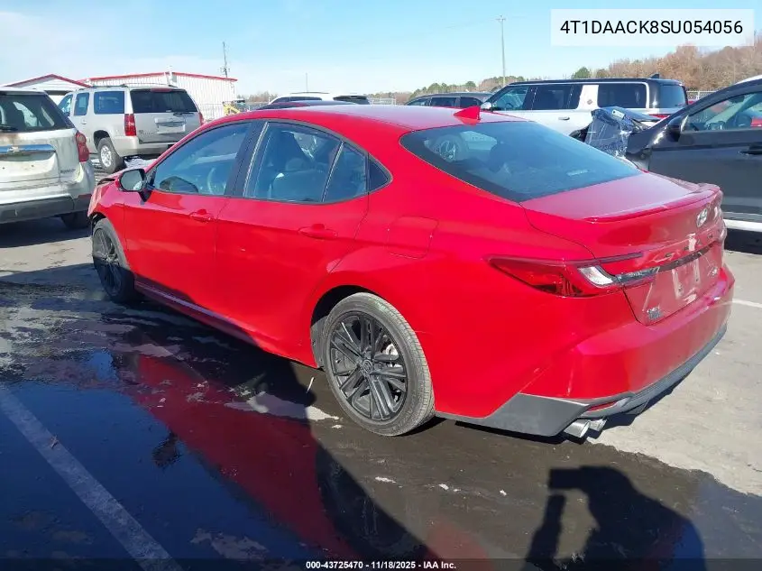 4T1DAACK8SU054056 2025 Toyota Camry Se