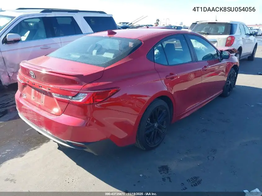 4T1DAACK8SU054056 2025 Toyota Camry Se