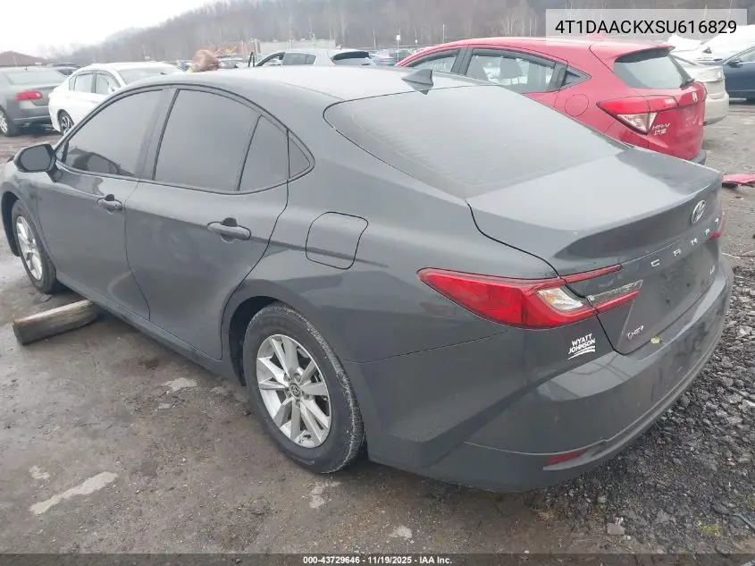 4T1DAACKXSU616829 2025 Toyota Camry Le