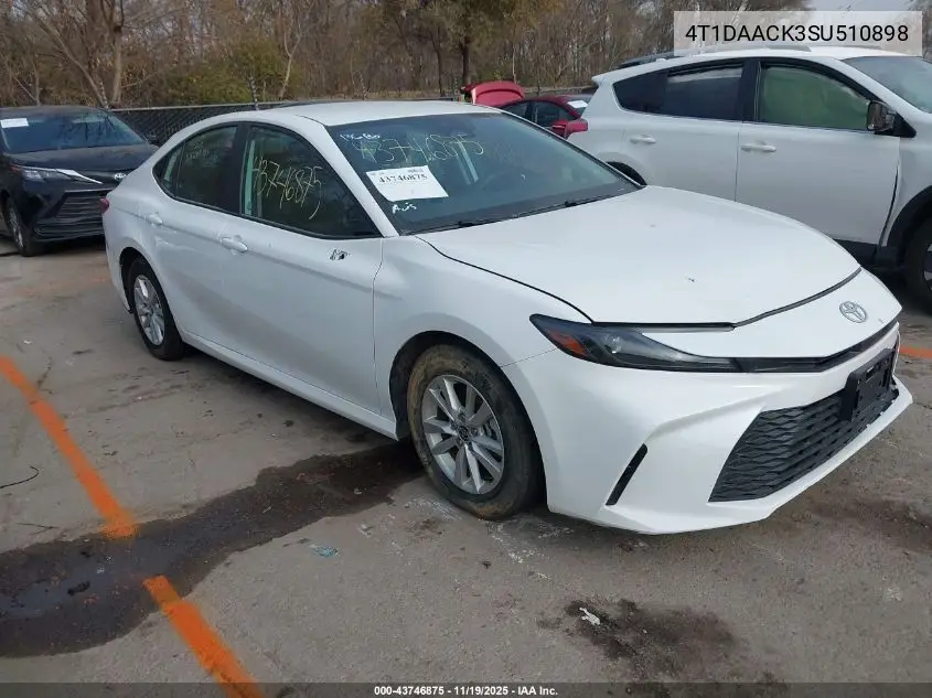 4T1DAACK3SU510898 2025 Toyota Camry Le