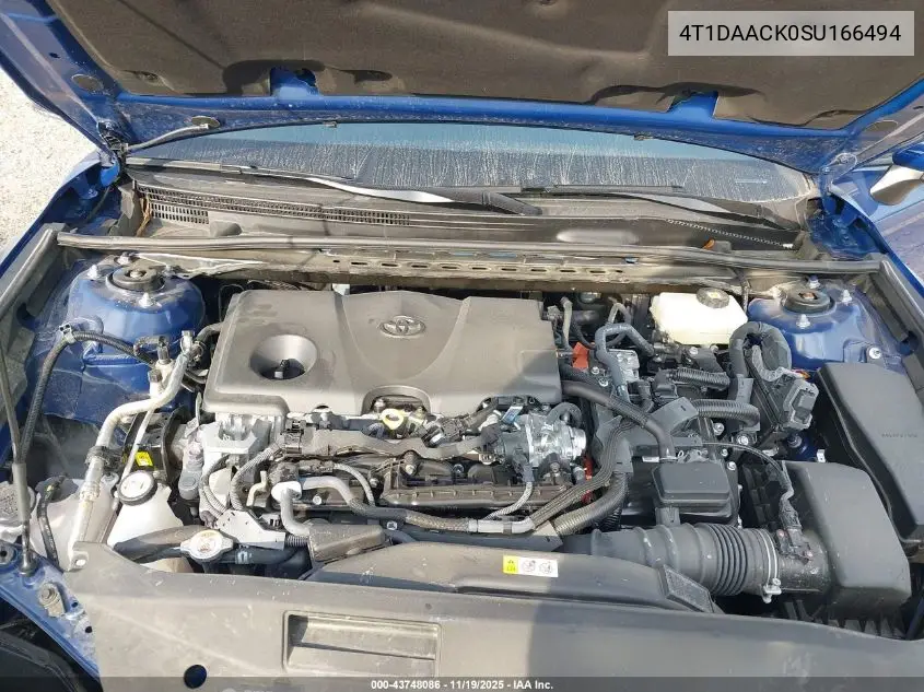 4T1DAACK0SU166494 2025 Toyota Camry Se