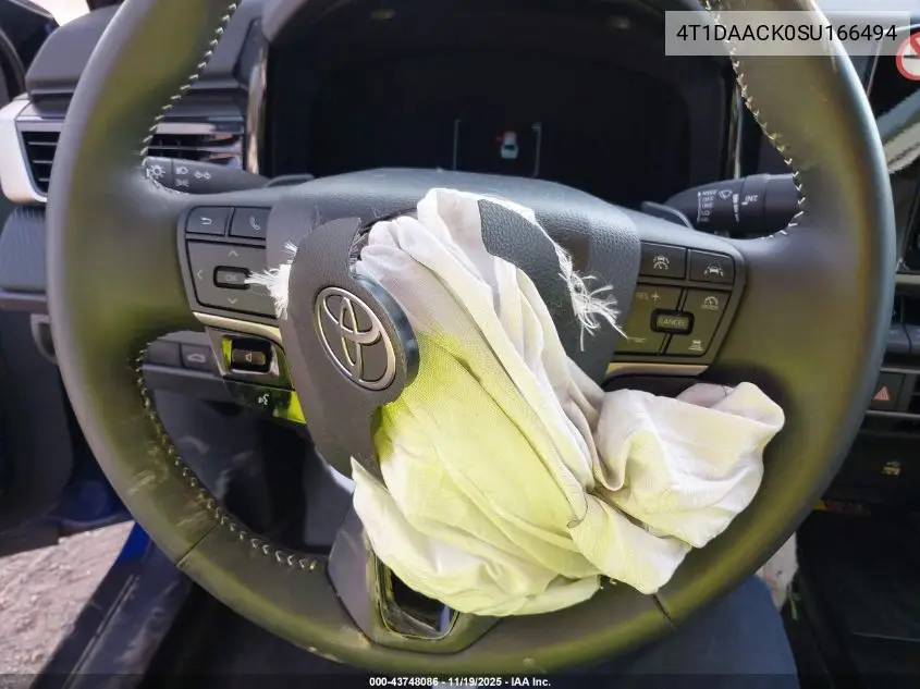 4T1DAACK0SU166494 2025 Toyota Camry Se