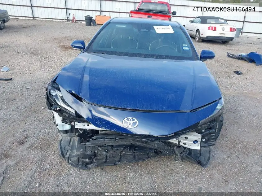 4T1DAACK0SU166494 2025 Toyota Camry Se