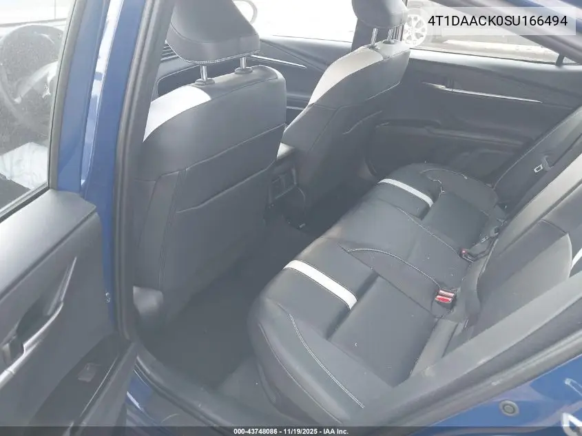 4T1DAACK0SU166494 2025 Toyota Camry Se