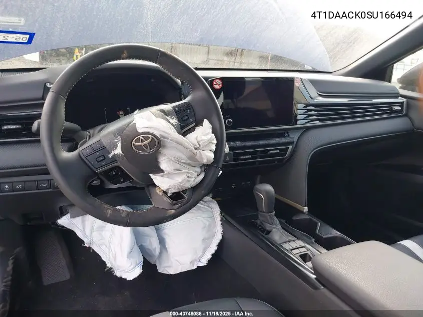 4T1DAACK0SU166494 2025 Toyota Camry Se