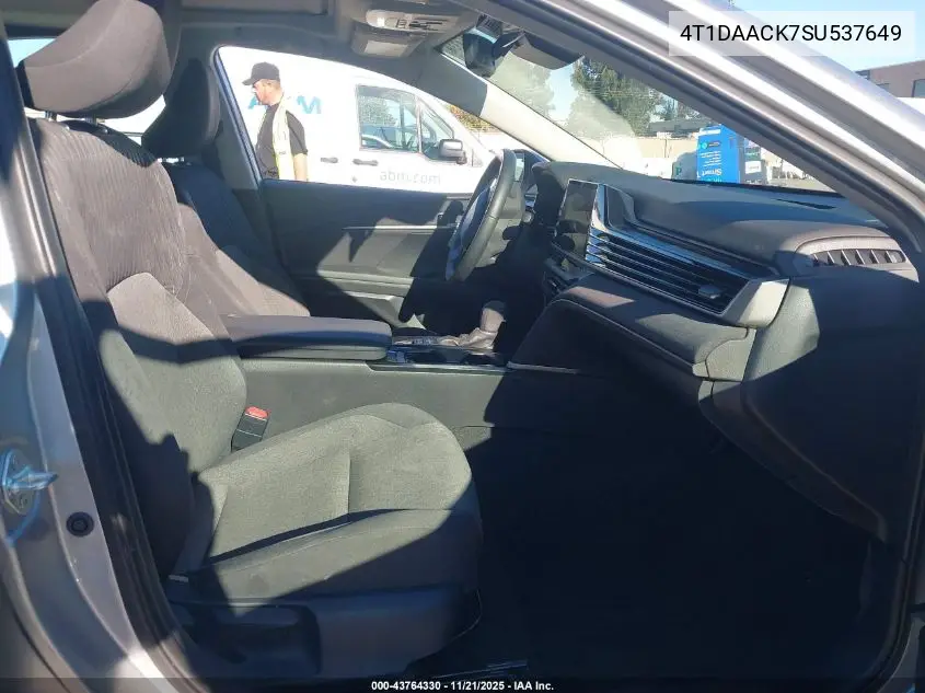 4T1DAACK7SU537649 2025 Toyota Camry Le
