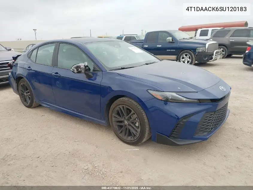 4T1DAACK6SU120183 2025 Toyota Camry Se