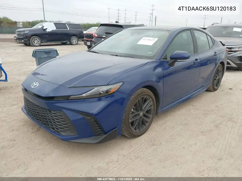 4T1DAACK6SU120183 2025 Toyota Camry Se