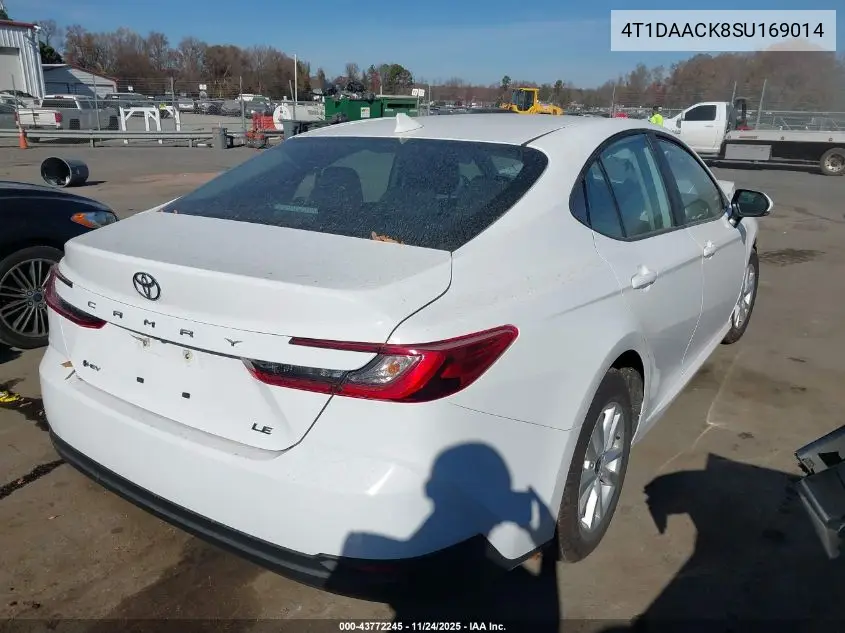 4T1DAACK8SU169014 2025 Toyota Camry Le
