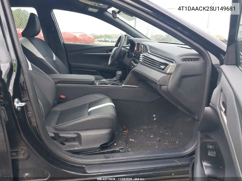 4T1DAACK2SU149681 2025 Toyota Camry Se