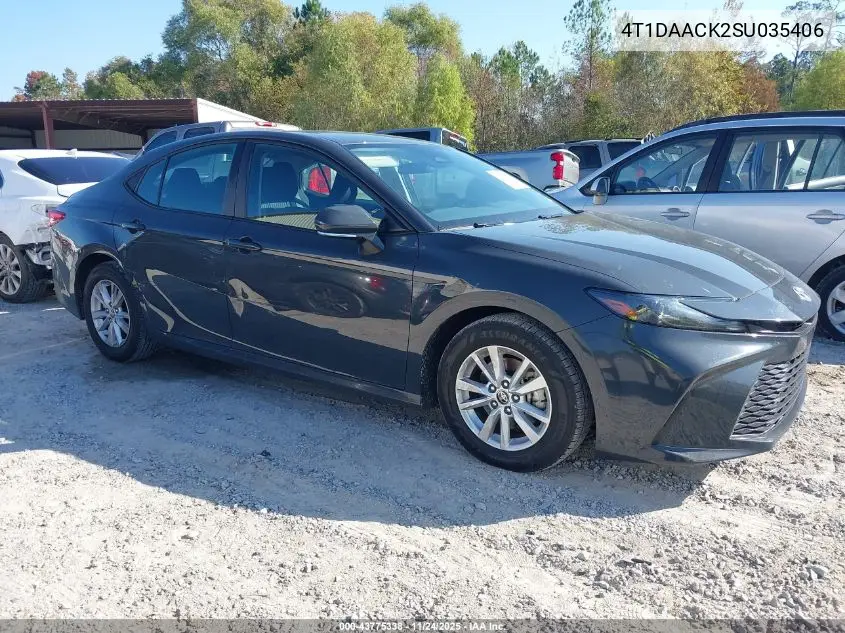 4T1DAACK2SU035406 2025 Toyota Camry Le
