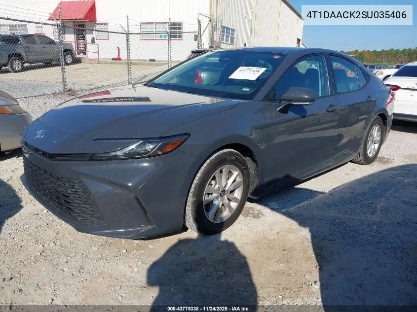 4T1DAACK2SU035406 2025 Toyota Camry Le