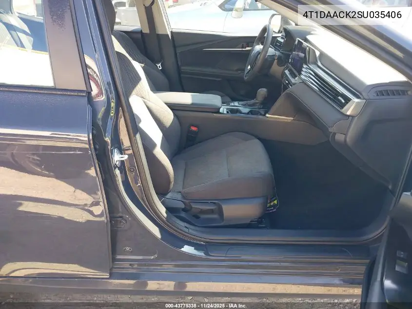 4T1DAACK2SU035406 2025 Toyota Camry Le