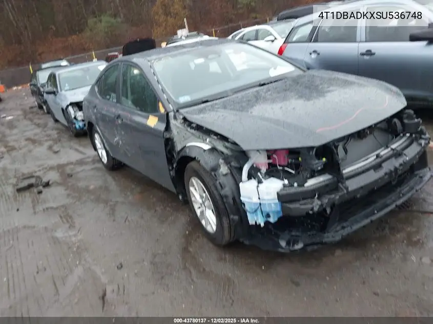 4T1DBADKXSU536748 2025 Toyota Camry Le