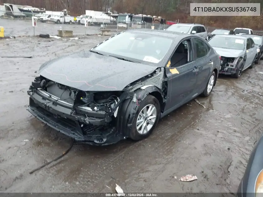 4T1DBADKXSU536748 2025 Toyota Camry Le