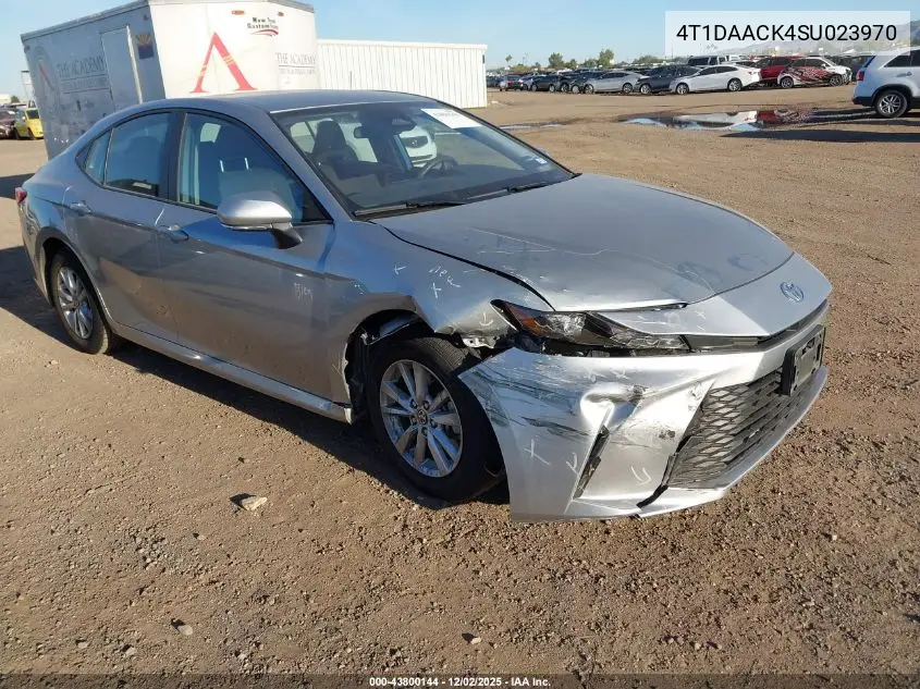 4T1DAACK4SU023970 2025 Toyota Camry Le