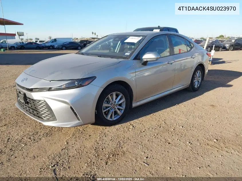 4T1DAACK4SU023970 2025 Toyota Camry Le