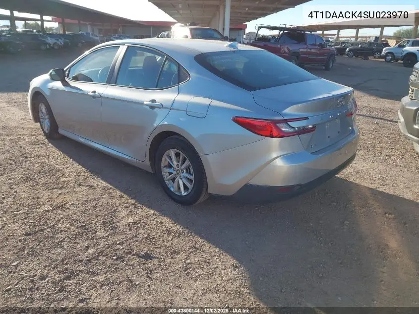 4T1DAACK4SU023970 2025 Toyota Camry Le