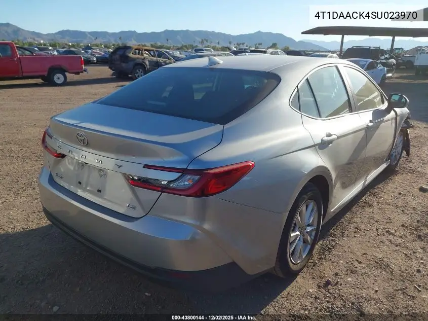 4T1DAACK4SU023970 2025 Toyota Camry Le