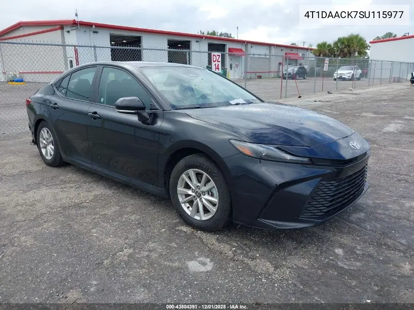 4T1DAACK7SU115977 2025 Toyota Camry Le