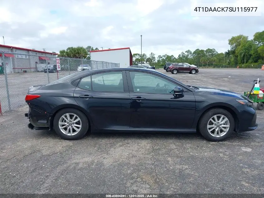4T1DAACK7SU115977 2025 Toyota Camry Le