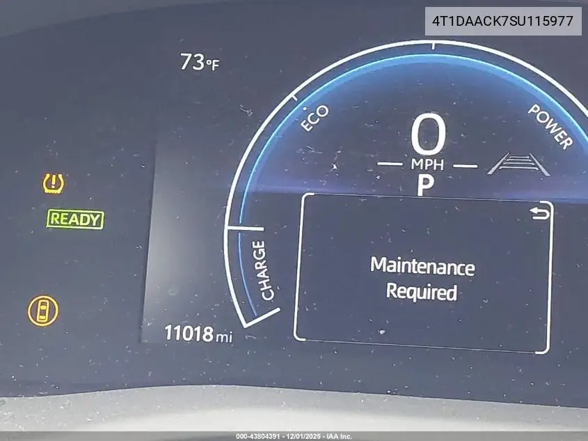 4T1DAACK7SU115977 2025 Toyota Camry Le