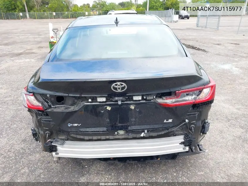 4T1DAACK7SU115977 2025 Toyota Camry Le