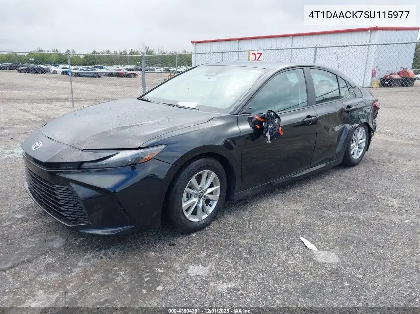 4T1DAACK7SU115977 2025 Toyota Camry Le