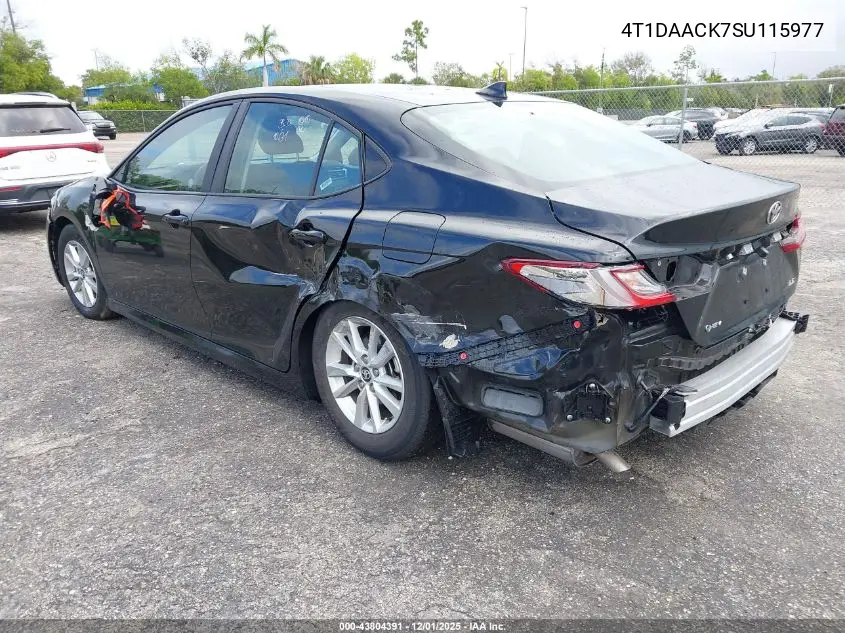 4T1DAACK7SU115977 2025 Toyota Camry Le