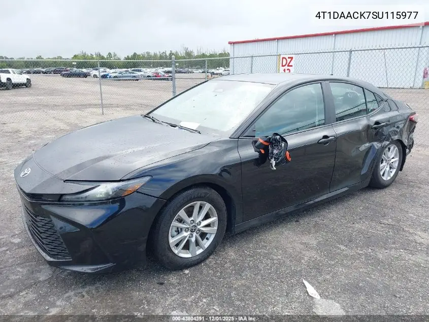 4T1DAACK7SU115977 2025 Toyota Camry Le