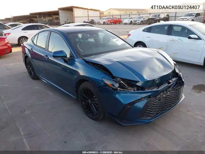 4T1DAACK0SU124407 2025 Toyota Camry Se