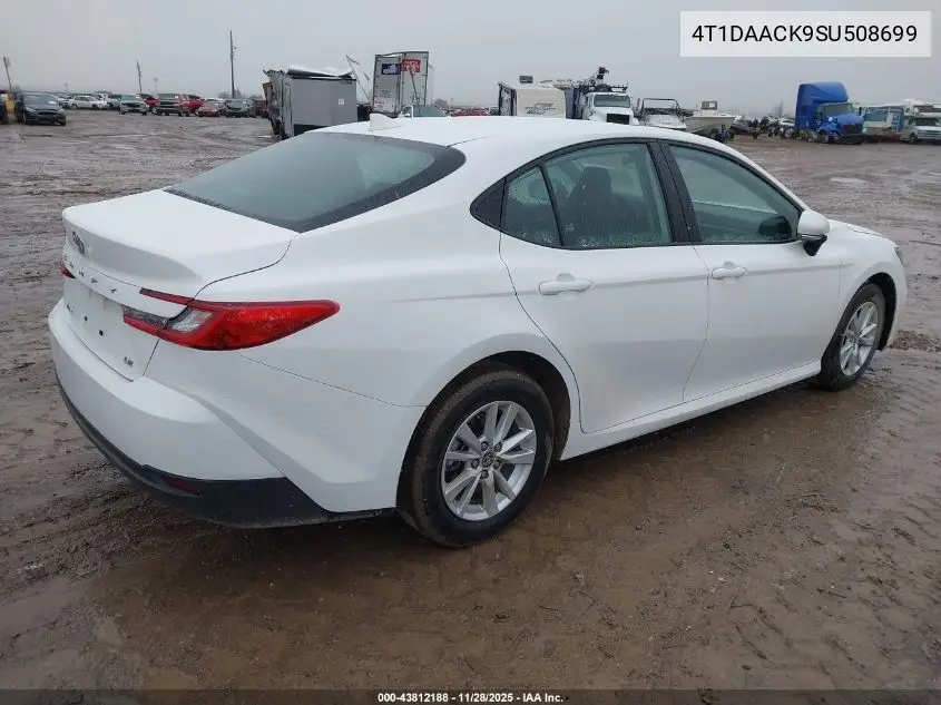 4T1DAACK9SU508699 2025 Toyota Camry Le