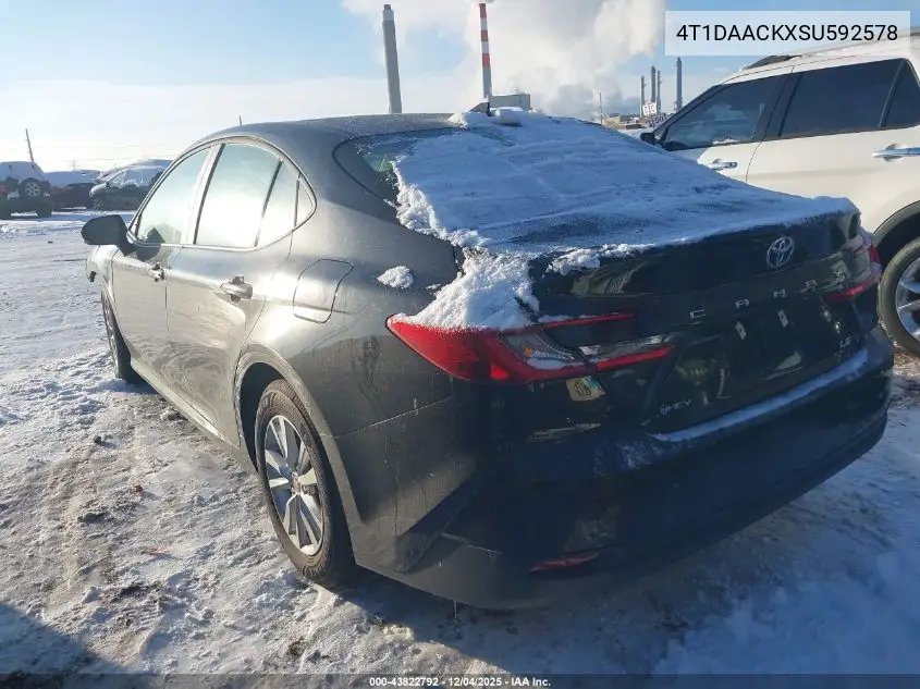 4T1DAACKXSU592578 2025 Toyota Camry Le