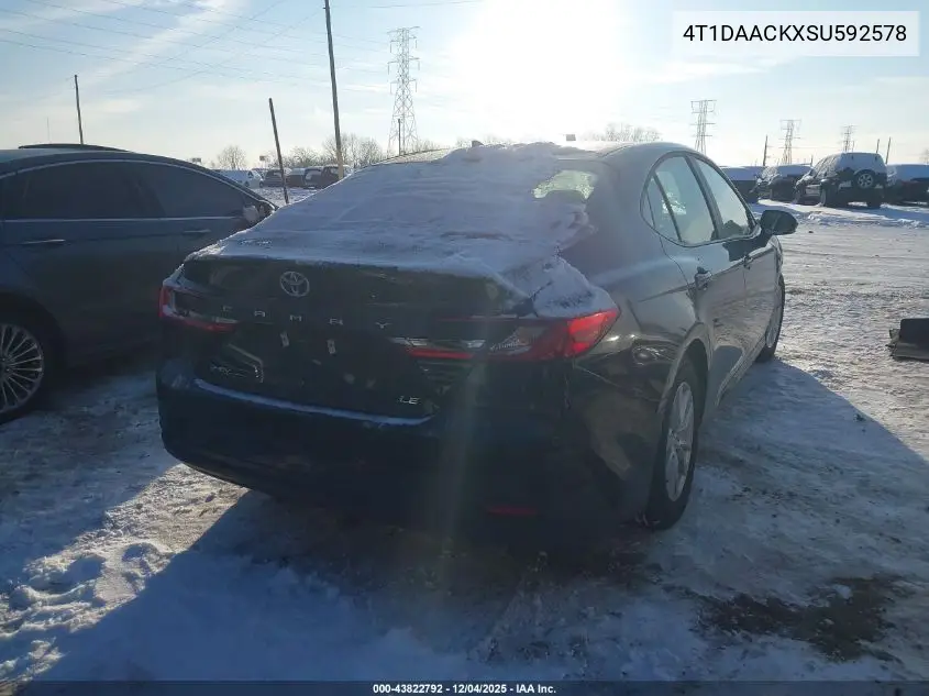 4T1DAACKXSU592578 2025 Toyota Camry Le