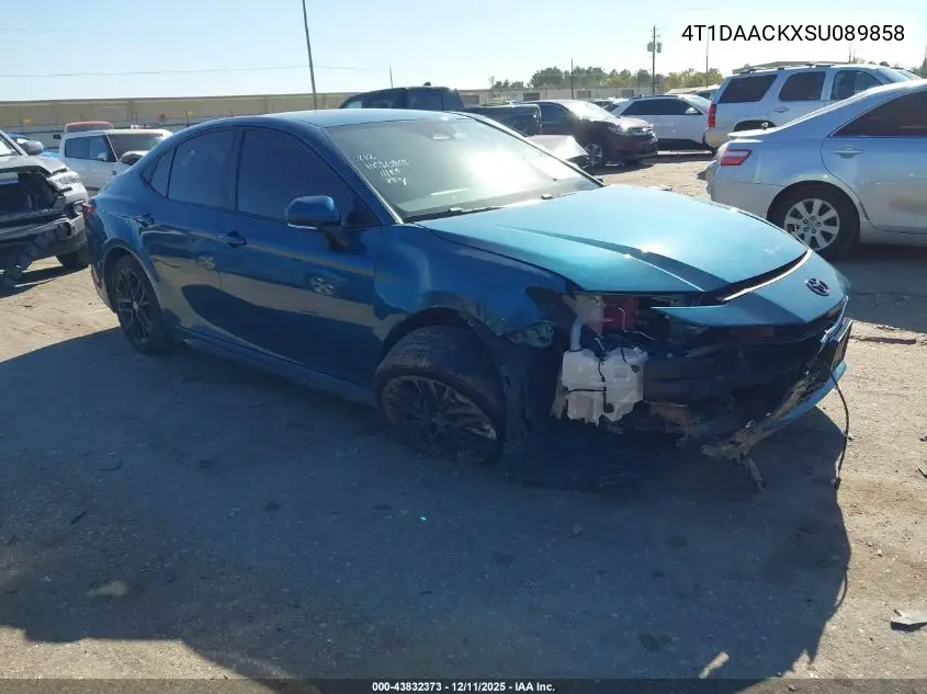 4T1DAACKXSU089858 2025 Toyota Camry Se