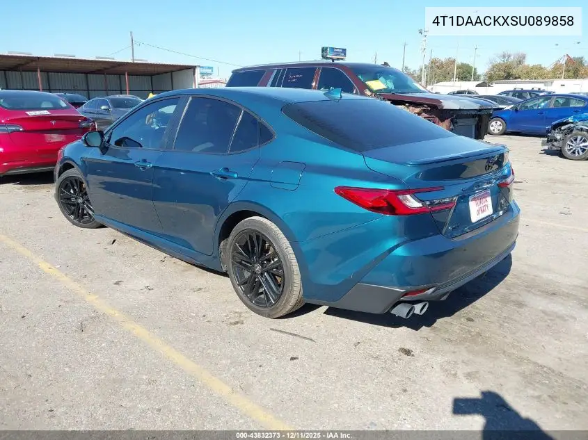 4T1DAACKXSU089858 2025 Toyota Camry Se