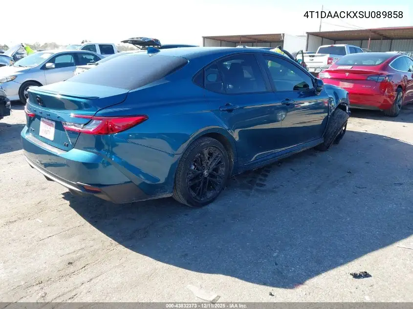 4T1DAACKXSU089858 2025 Toyota Camry Se