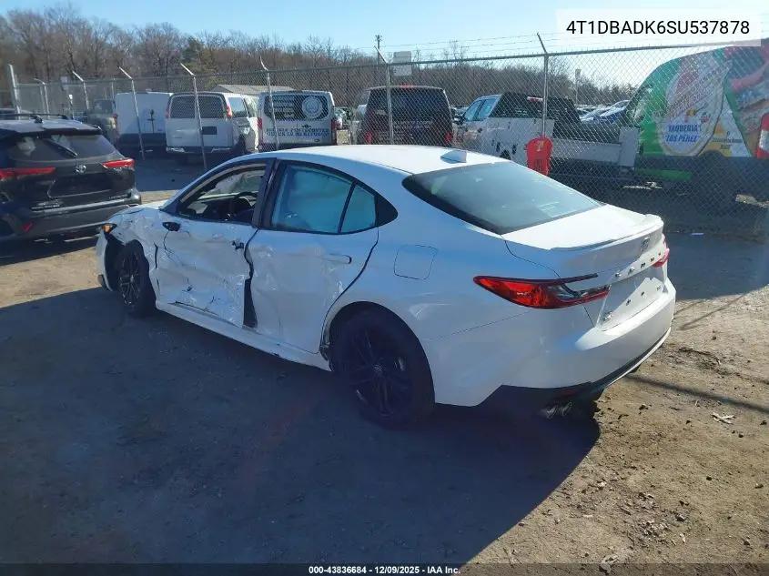 4T1DBADK6SU537878 2025 Toyota Camry Se