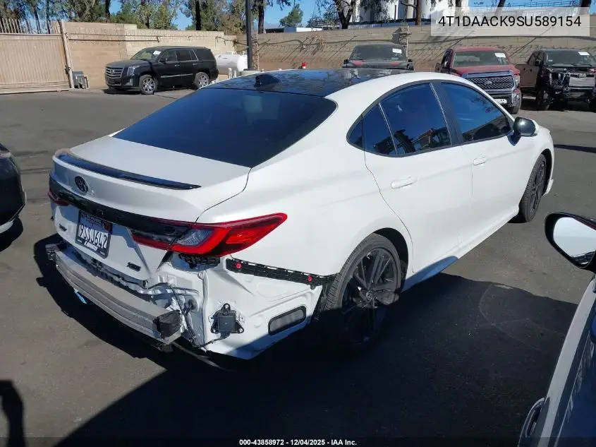 4T1DAACK9SU589154 2025 Toyota Camry Xse