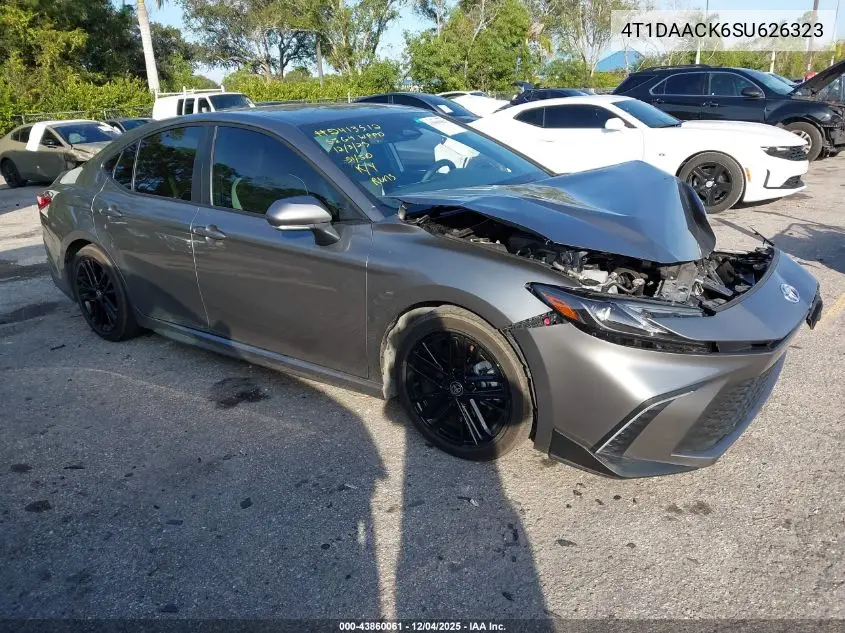 4T1DAACK6SU626323 2025 Toyota Camry Se