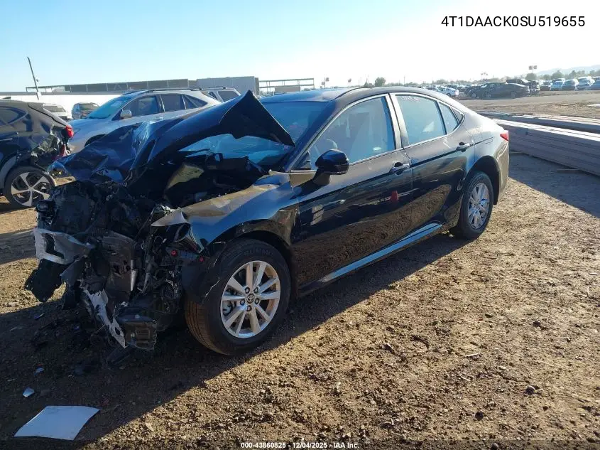 4T1DAACK0SU519655 2025 Toyota Camry Le