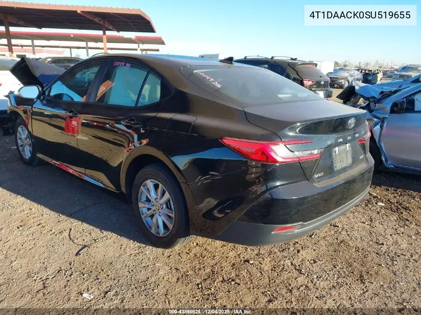 4T1DAACK0SU519655 2025 Toyota Camry Le